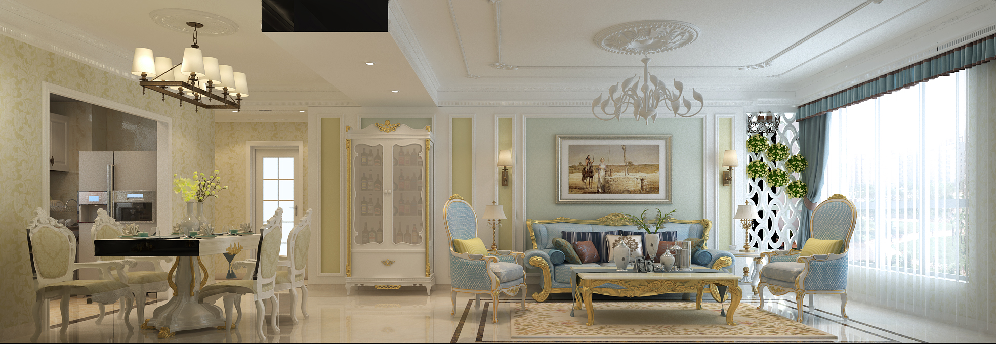 石家庄瑞府装修风格,瑞府新中式极简轻奢风格