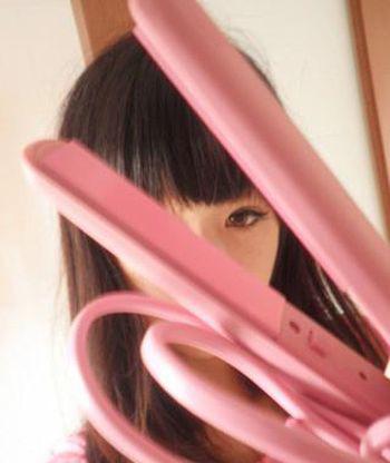 内扣梨花卷教程,梨花烫中长发内扣梨花卷图片