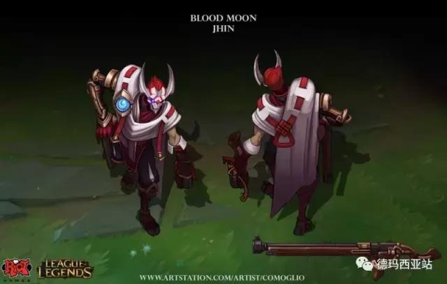 lol英雄联盟腥红之月皮肤最终鉴赏,lol每款皮肤的炫彩有多少个