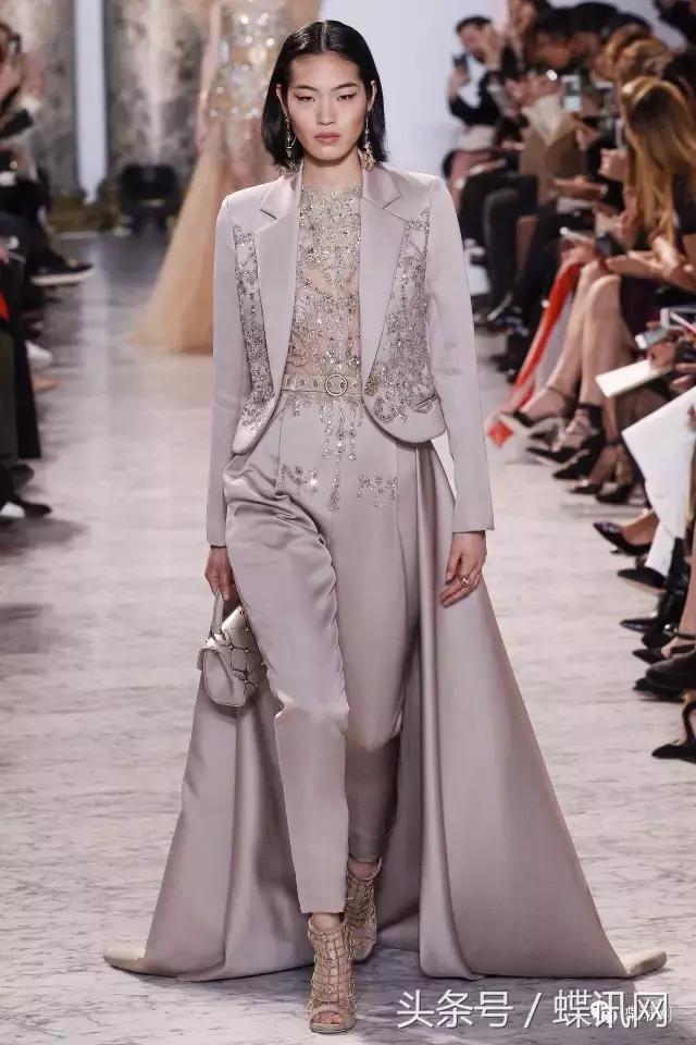 eliesaab2023春夏高定秀,eliesaab巴黎2019高级定制时装周