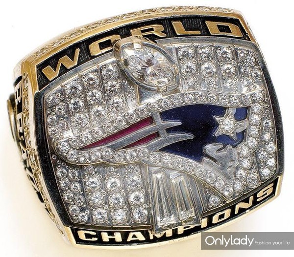 超级碗布雷迪全部戒指,超级碗冠军戒指和nba戒指