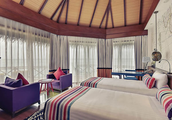 马尔代夫美居岛旅游,体验马尔代夫水屋