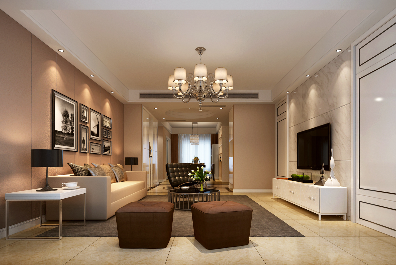 丛一楼装饰实力打造，南昌莱蒙都会170平四房现代风，空间层次这么饱满，能不让老婆满意吗？