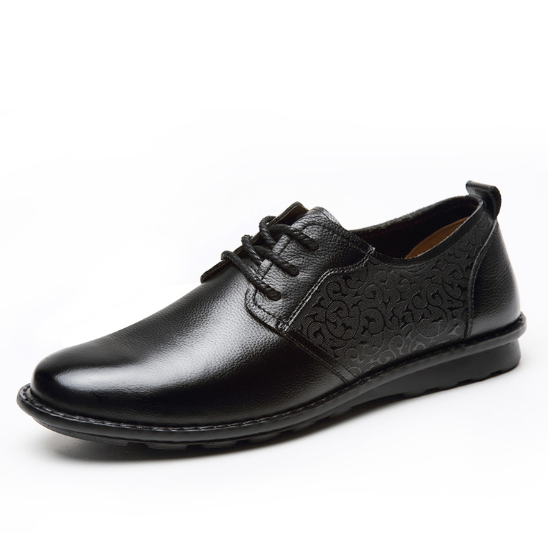 一双高级感皮鞋优雅得体,一双精致的皮鞋