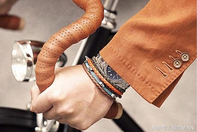 便宜又好看的手链男生复古风,适合潮男戴的金手链