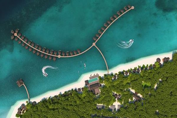 马尔代夫美居岛旅游,体验马尔代夫水屋