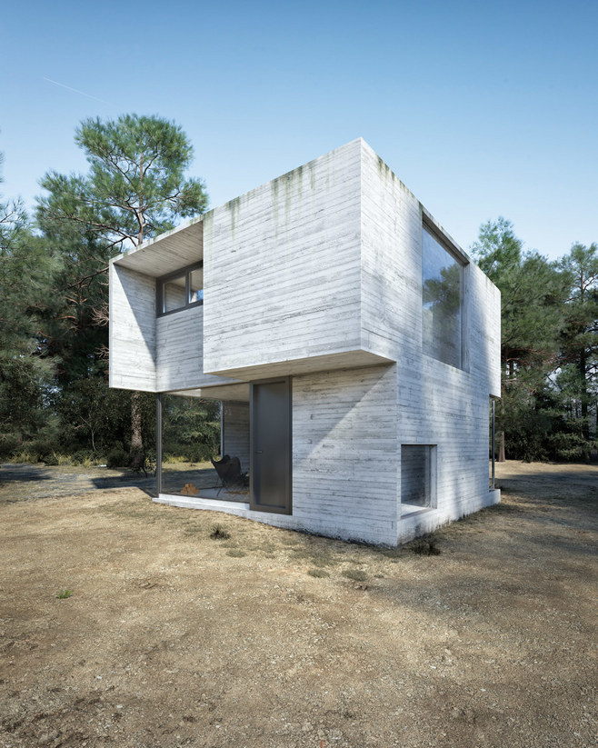 现代极简个性建筑设计,个性房屋建筑设计