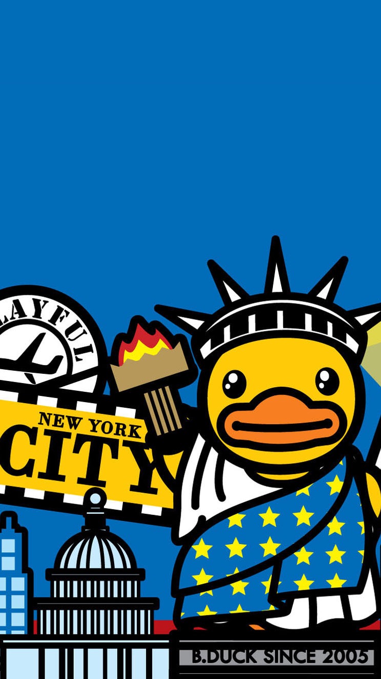 小鸭高清壁纸,黄色小雏菊壁纸