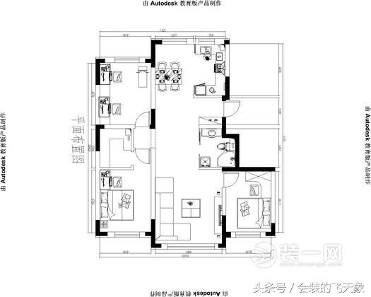 沈阳龙湖双珑原著装修效果图,龙湖126平米样板间效果图