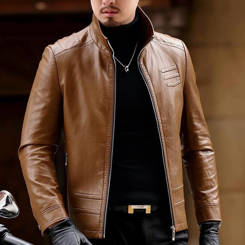 直接拿捏开春的皮衣穿搭,皮衣穿搭高级感中款