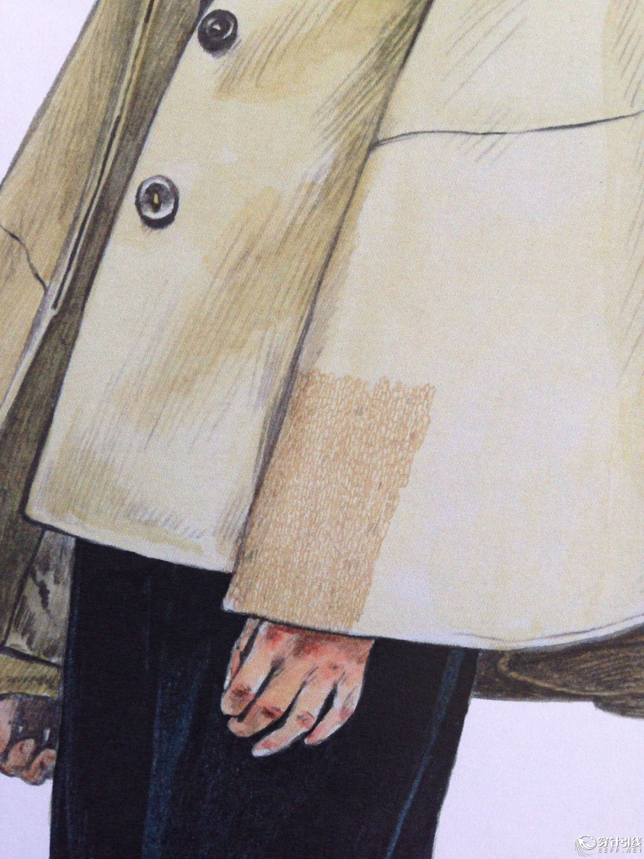 服装设计手绘时装,手绘时尚潮流服装