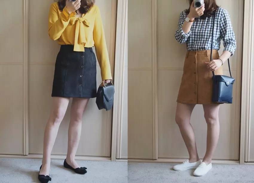 它是能让你远看腿长，近看腰细，侧看腹平~三合一功效的裙子