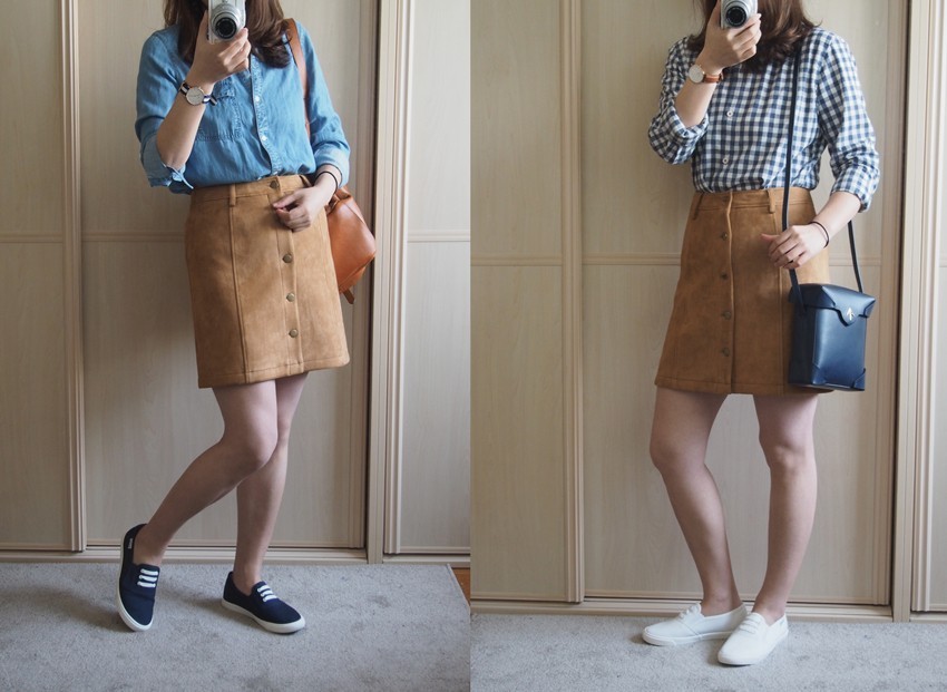 它是能让你远看腿长，近看腰细，侧看腹平~三合一功效的裙子