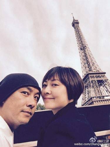 张卫健与张茜的感情,张卫健和张茜年轻时候照片