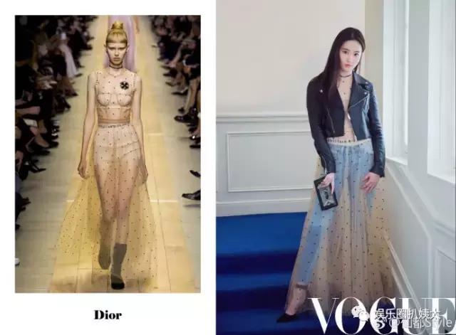 刘亦菲为什么老是被嘲胖,刘亦菲巴黎时装周造型