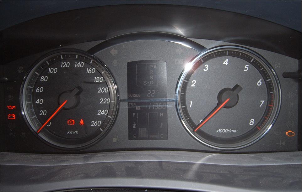 汽车系统灯图解,汽车仪表盘系统信息指示灯