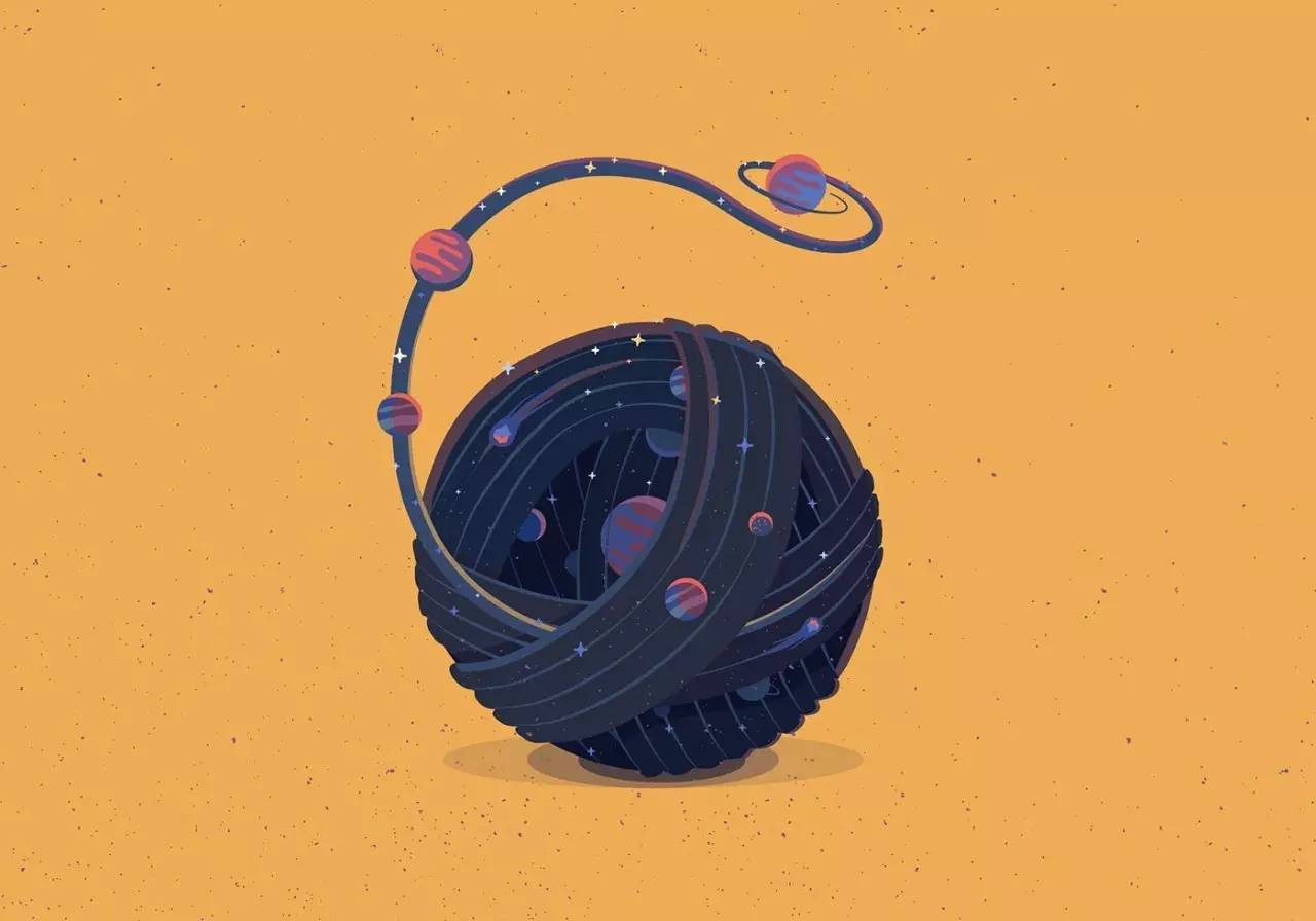 充满想象的星空图画,富有想象力的星空插画脑洞极大