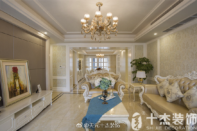 10万美式家装效果图,姜堰十杰装饰