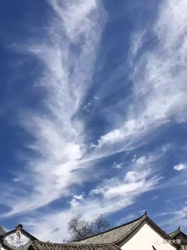 大理美丽的云图片,大理的云彩