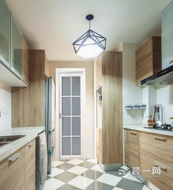 自然暖意的基调成型*安泰**清华苑小区现代简约两居室样板间设计