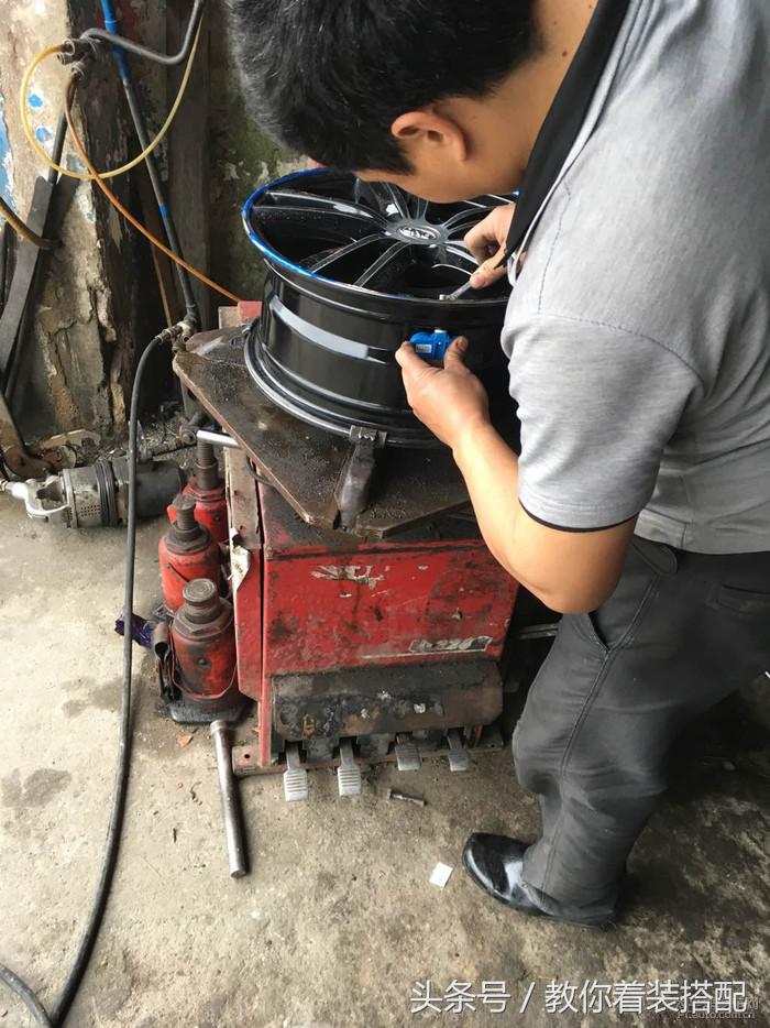 拆车胎压监测,原装车胎压监测在哪里装