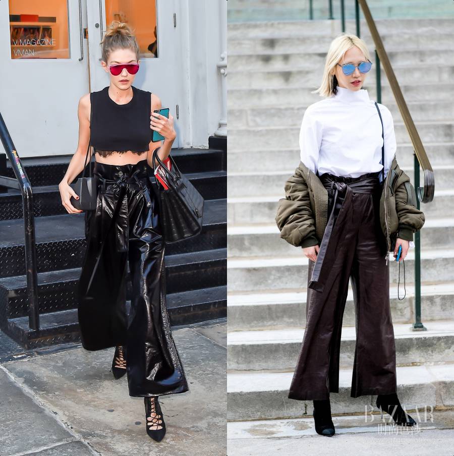 穿上这条束腰纸袋裤，手机里的P腿软件我全都可以卸载咯！