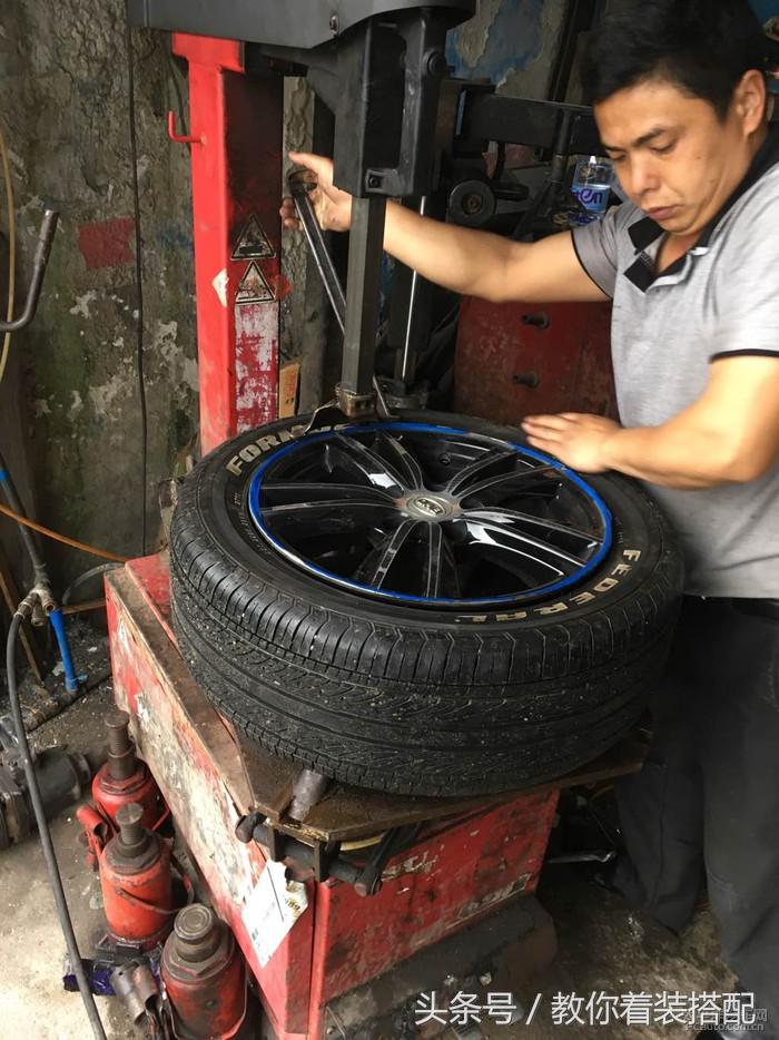 拆车胎压监测,原装车胎压监测在哪里装