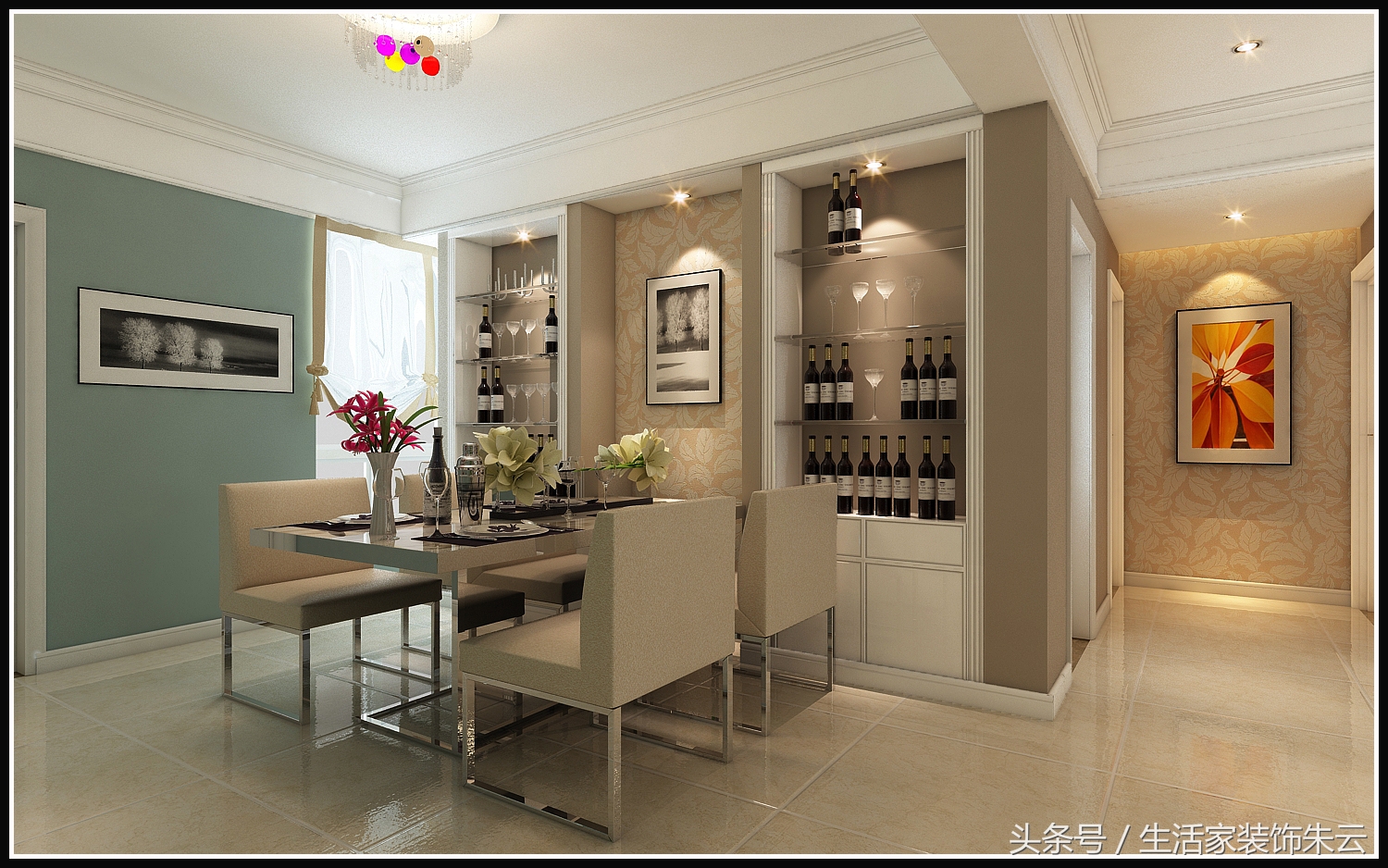 石家庄现代简约设计案例,石家庄想象国际装修效果图