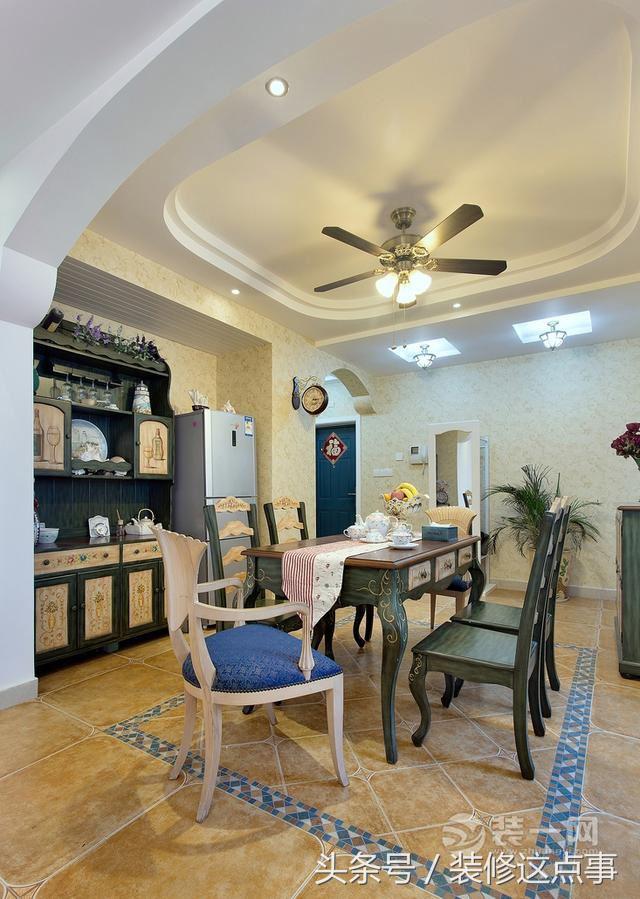 140平米地中海风格装修效果图,汇君城140平米三室轻奢装修风格