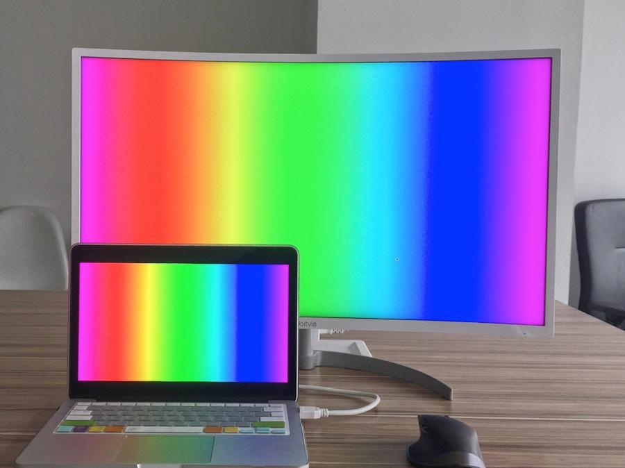 曲面屏显示器看起来真的舒服吗,27寸165hz2k曲面显示屏体验效果