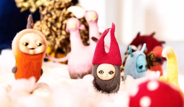 玩偶设计师林良如：怪趣毛毡展览——《23个小怪兽》