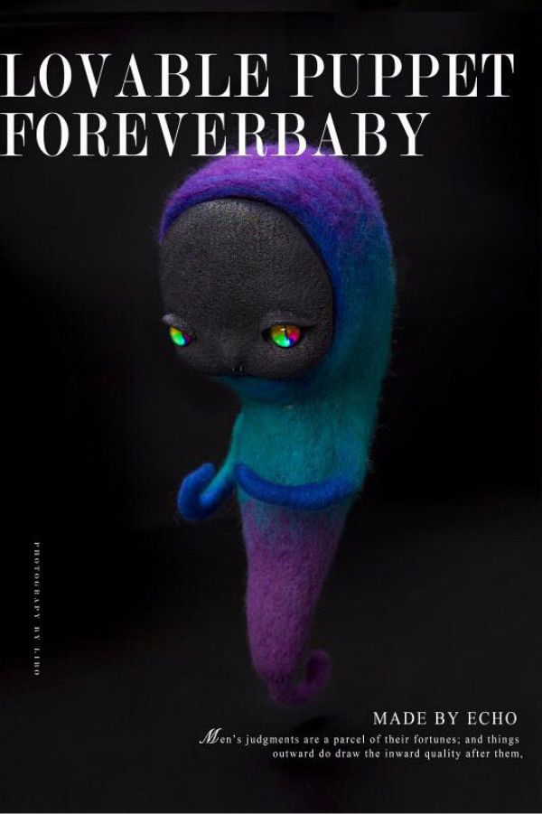 玩偶设计师林良如：怪趣毛毡展览——《23个小怪兽》