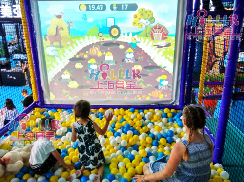 上海育宝互动投影系列，潮爆了的游乐新品