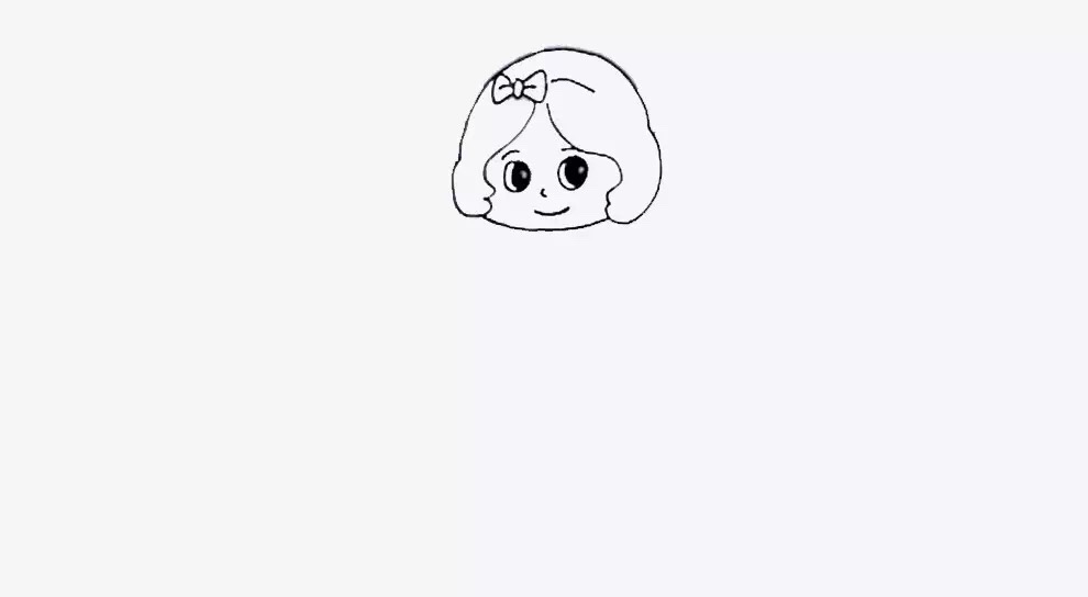 美人鱼简笔画和公主简笔画,简笔画入门100张公主简笔画