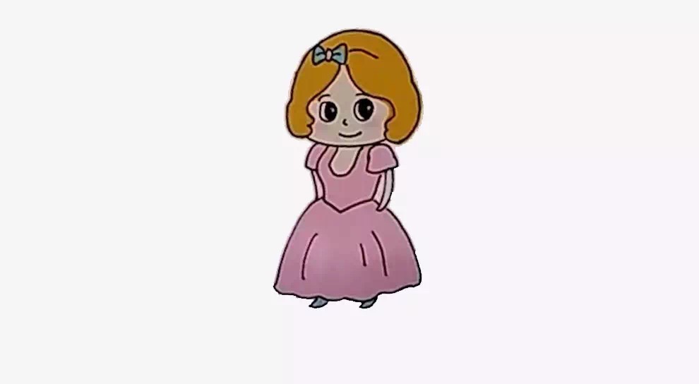 美人鱼简笔画和公主简笔画,简笔画入门100张公主简笔画