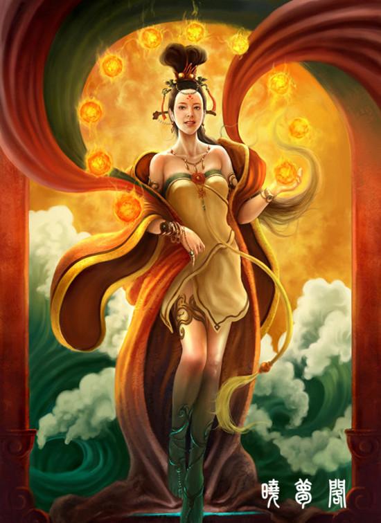 上古女神十大排名,上古女神都有哪些