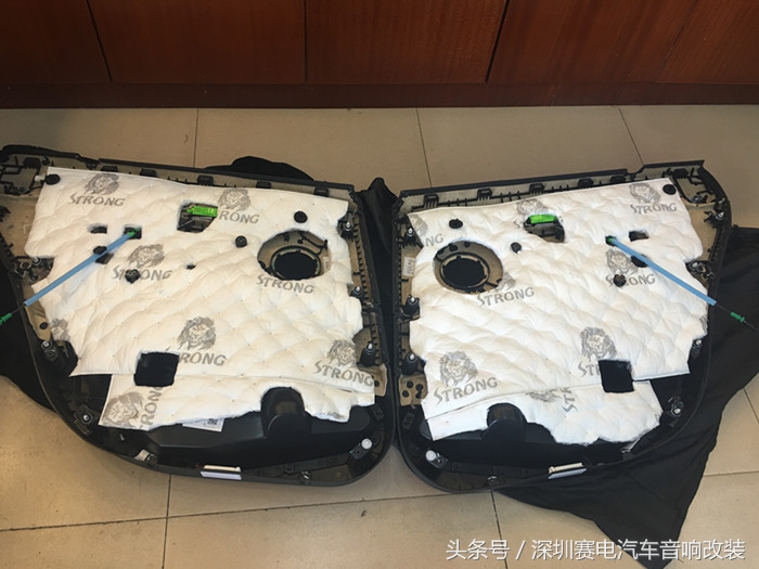 宝马x1改伊顿音响,宝马x1音响改装三分频