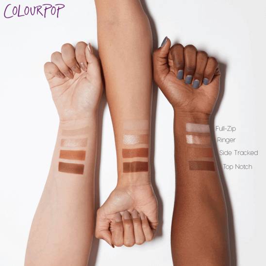 colourpop全哑光,colourpop冬日冰透薄荷试色