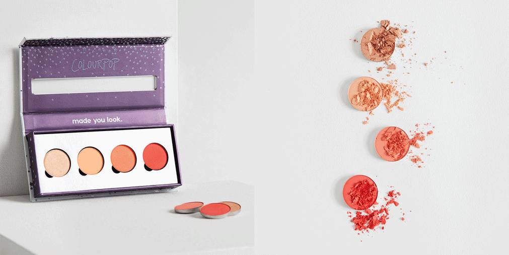 colourpop全哑光,colourpop冬日冰透薄荷试色