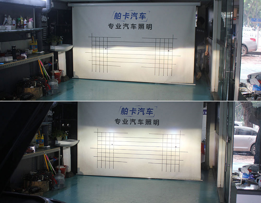 揽胜矩阵大灯改装欧司朗,路虎揽胜大灯改装价格