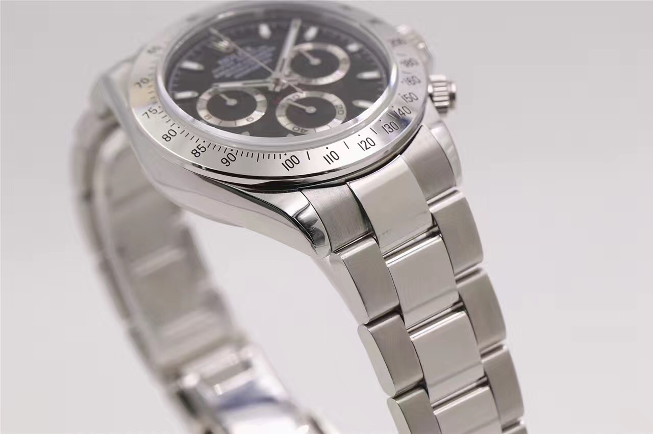 劳力士宇宙计型迪通拿黑钢迪,劳力士宇宙计型迪通拿真假对比