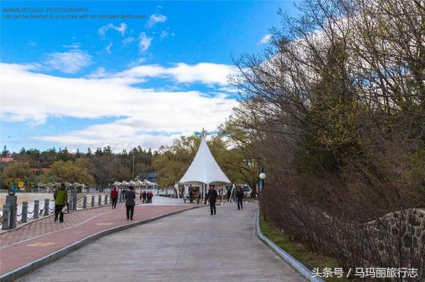 镜泊胜景，这是*小平邓**曾经住过的镜泊湖宾馆