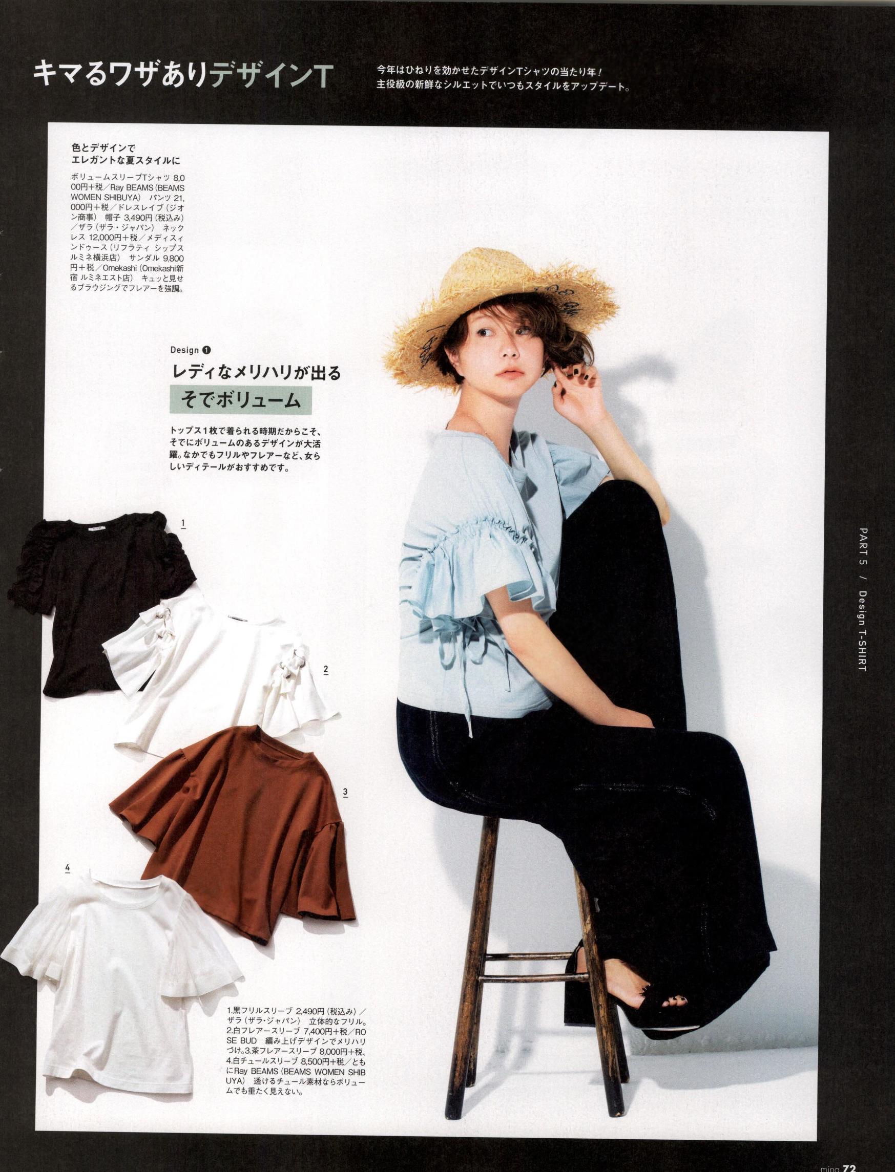 做本色的自己｜《Mina》日本少女时尚杂志2017年06月号