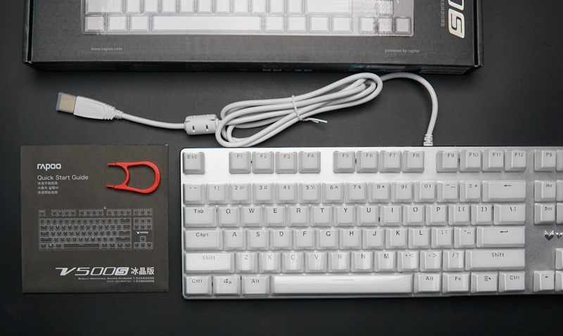雷柏机械键盘v500冰晶版,雷柏v500s黑轴怎么样