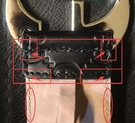 gucci皮带真假鉴别图解,gucci双g腰带真假鉴定图解