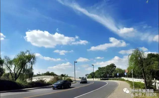 美爆了晚霞中的扬州,美丽的大扬州美景