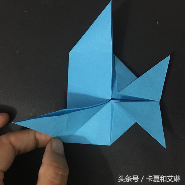 小鱼可以游的手工教程,会游的小鱼手工制作