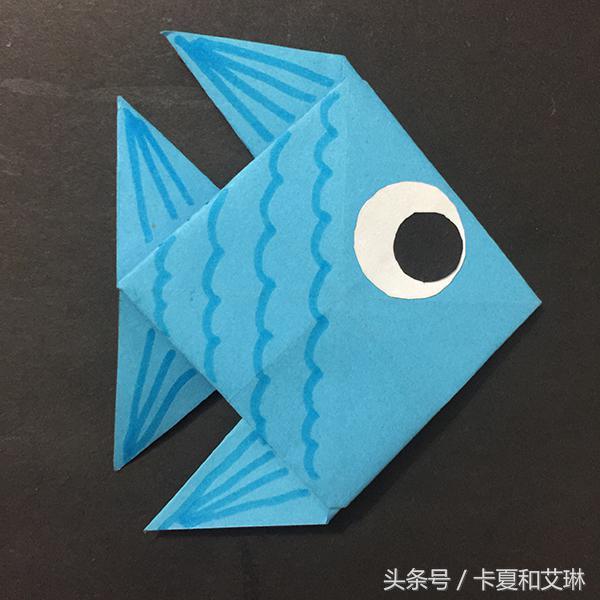 小鱼可以游的手工教程,会游的小鱼手工制作