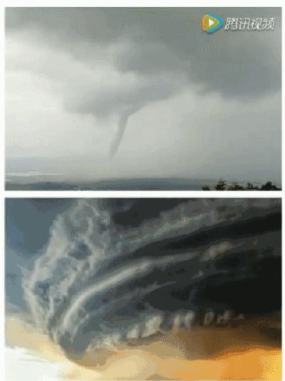 极度震动的龙卷风,让人震动的龙卷风