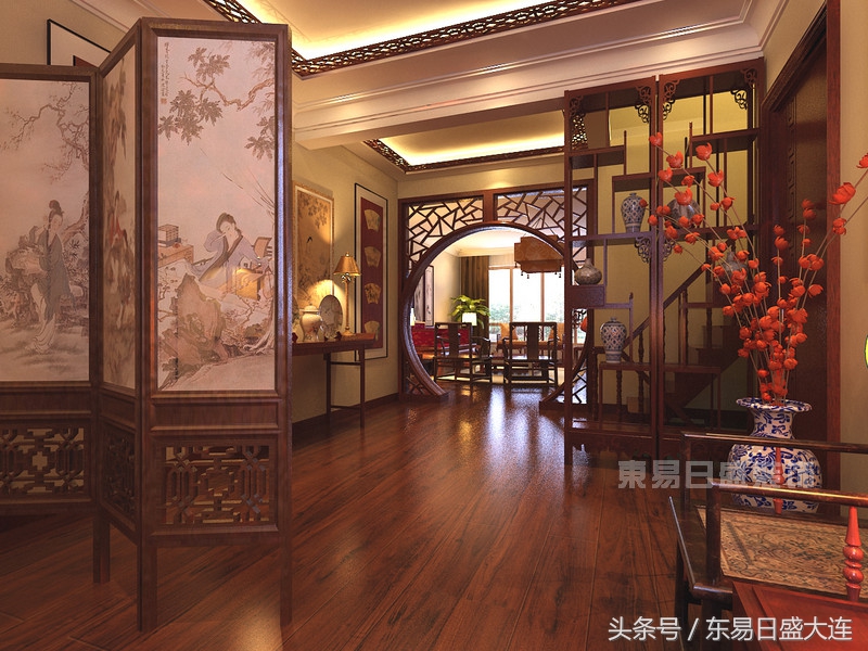 大连装修简欧风格效果图,大连中海装修案例